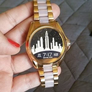 Rose Gold/Pink Michael Kors smartwatch